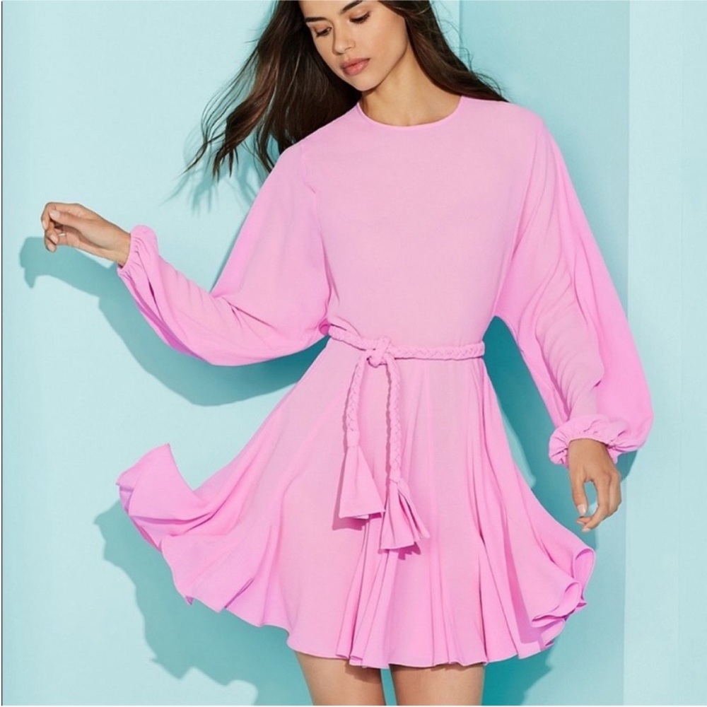 Elegant Pink Women's Dress